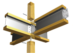鉄と木のハイブリッド構造イメージ